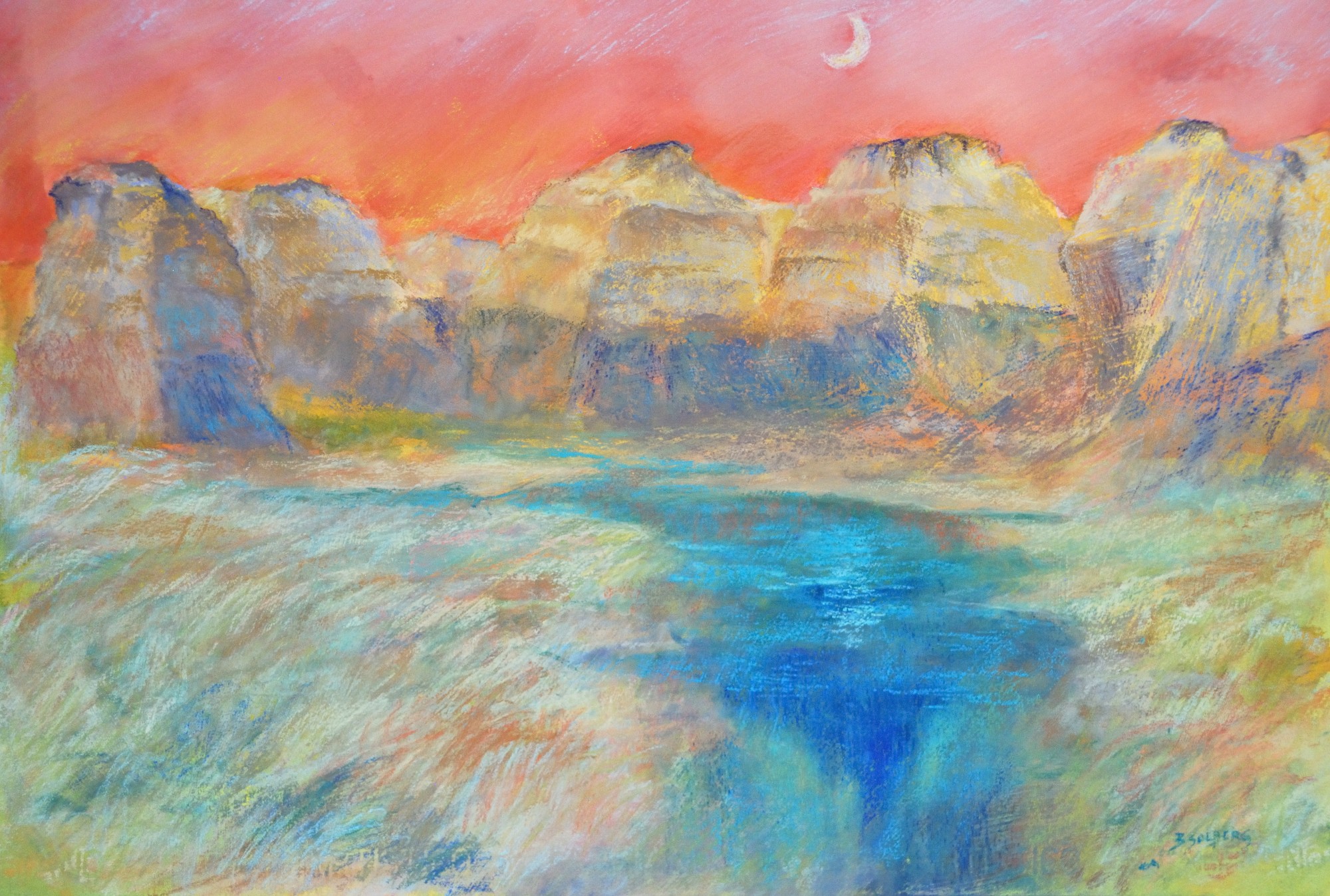 Barbara Solberg - Landscape - The Stones' Memory