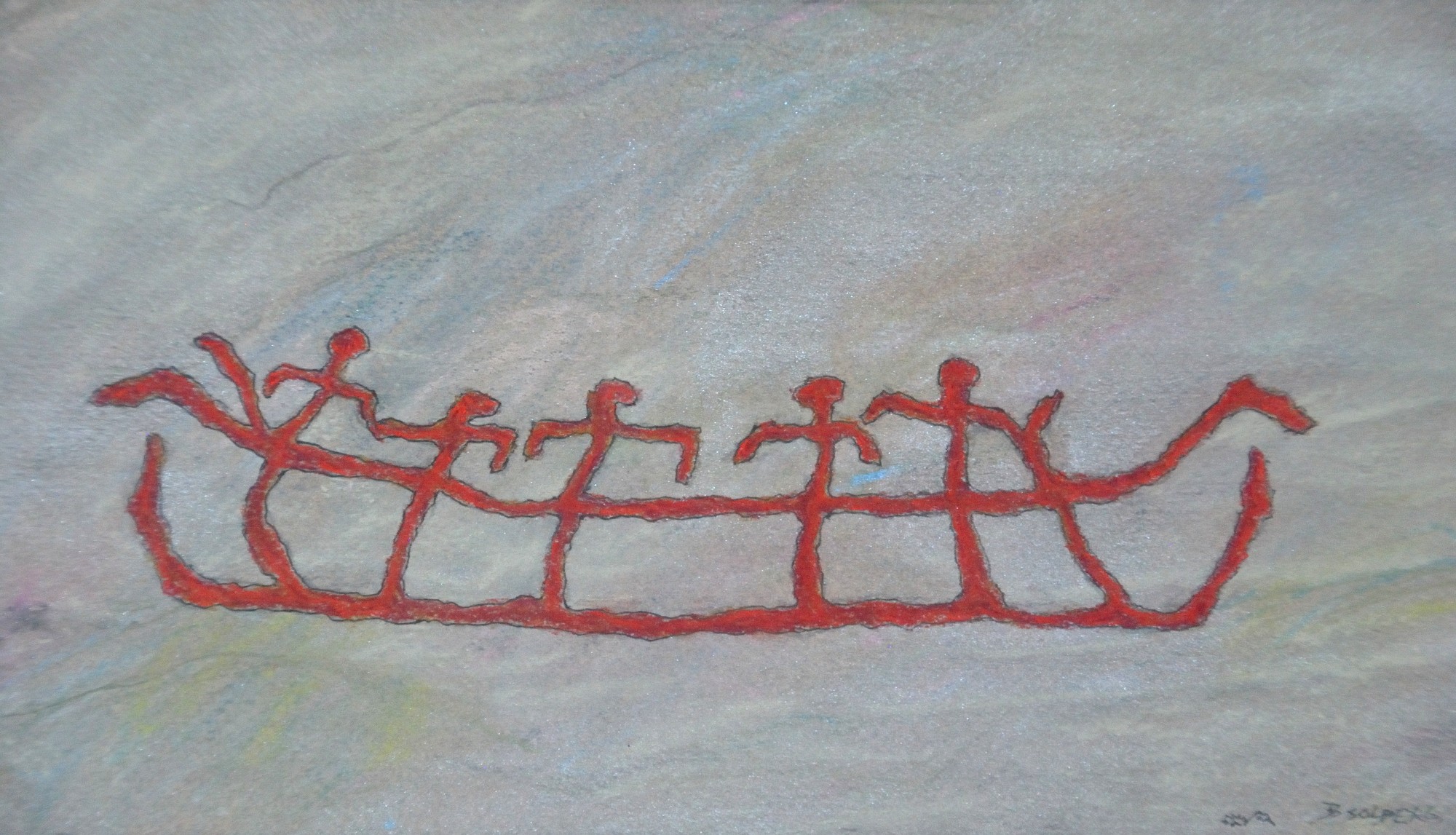 Barbara Solberg - Small Works - Sami Boat