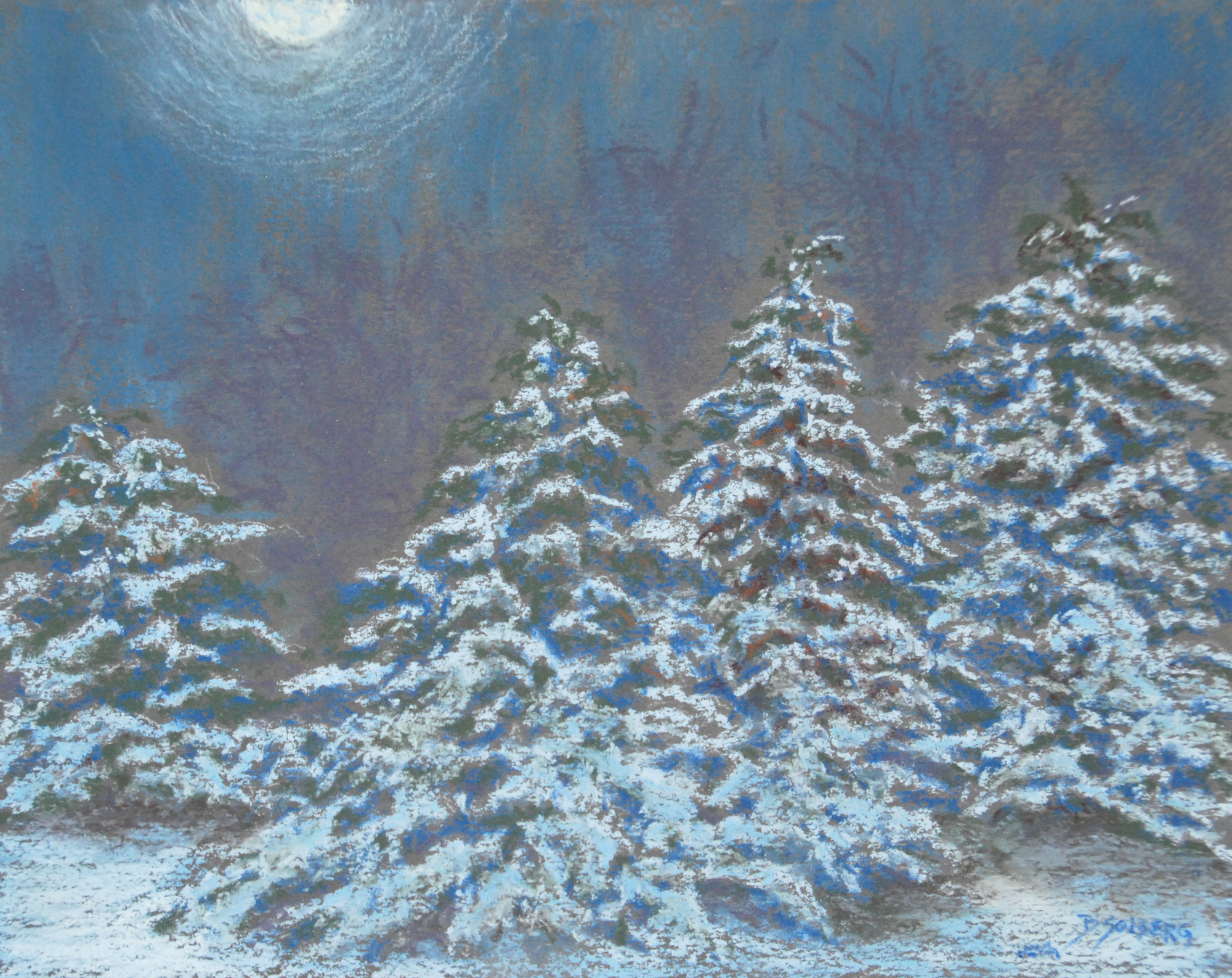Barbara Solberg - Small Works - Full Snow Moon